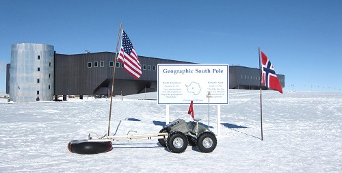 CRREL Robot at South Pole, Photo Credit: James Lever