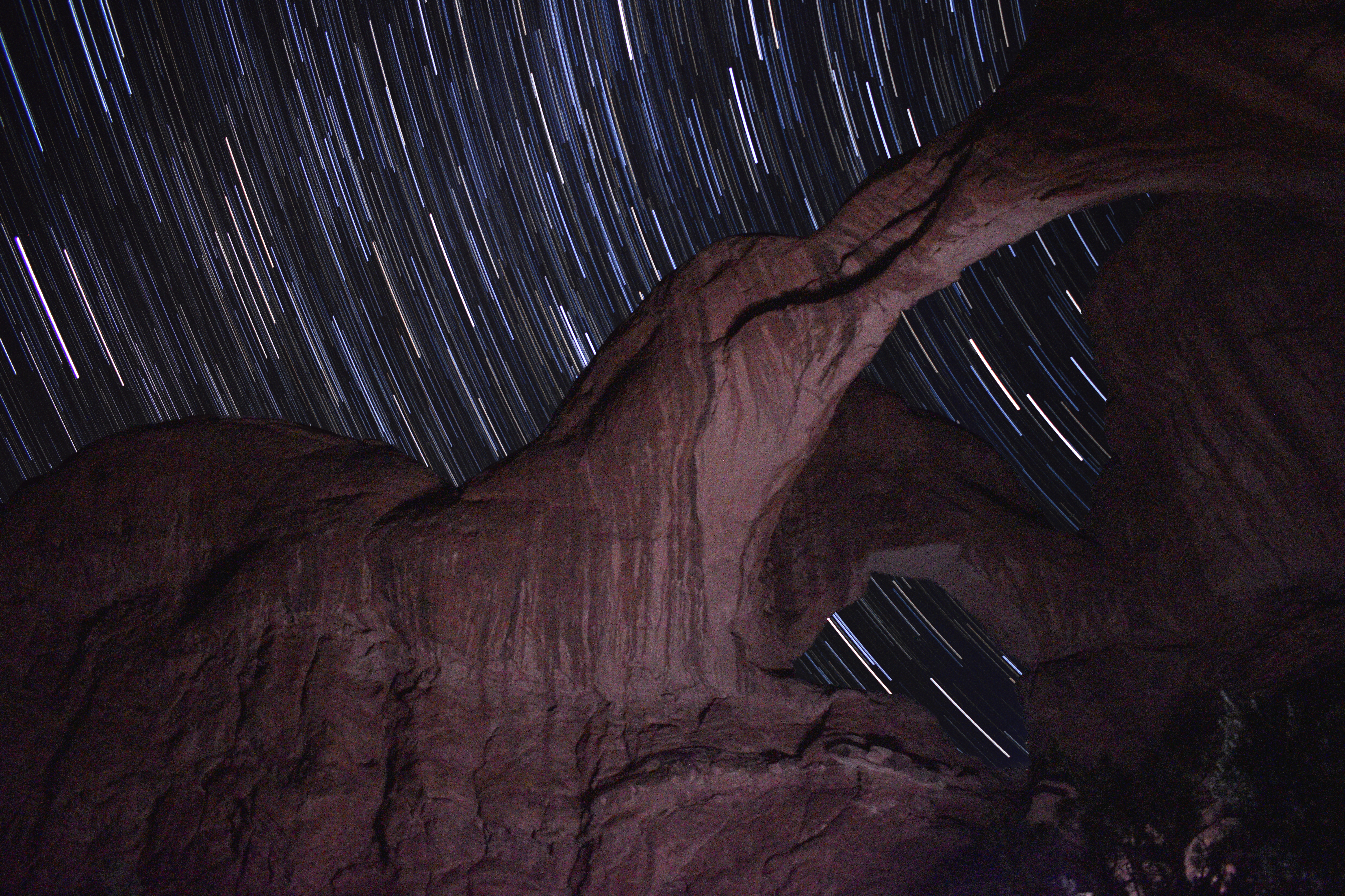 Star Trail at Arches